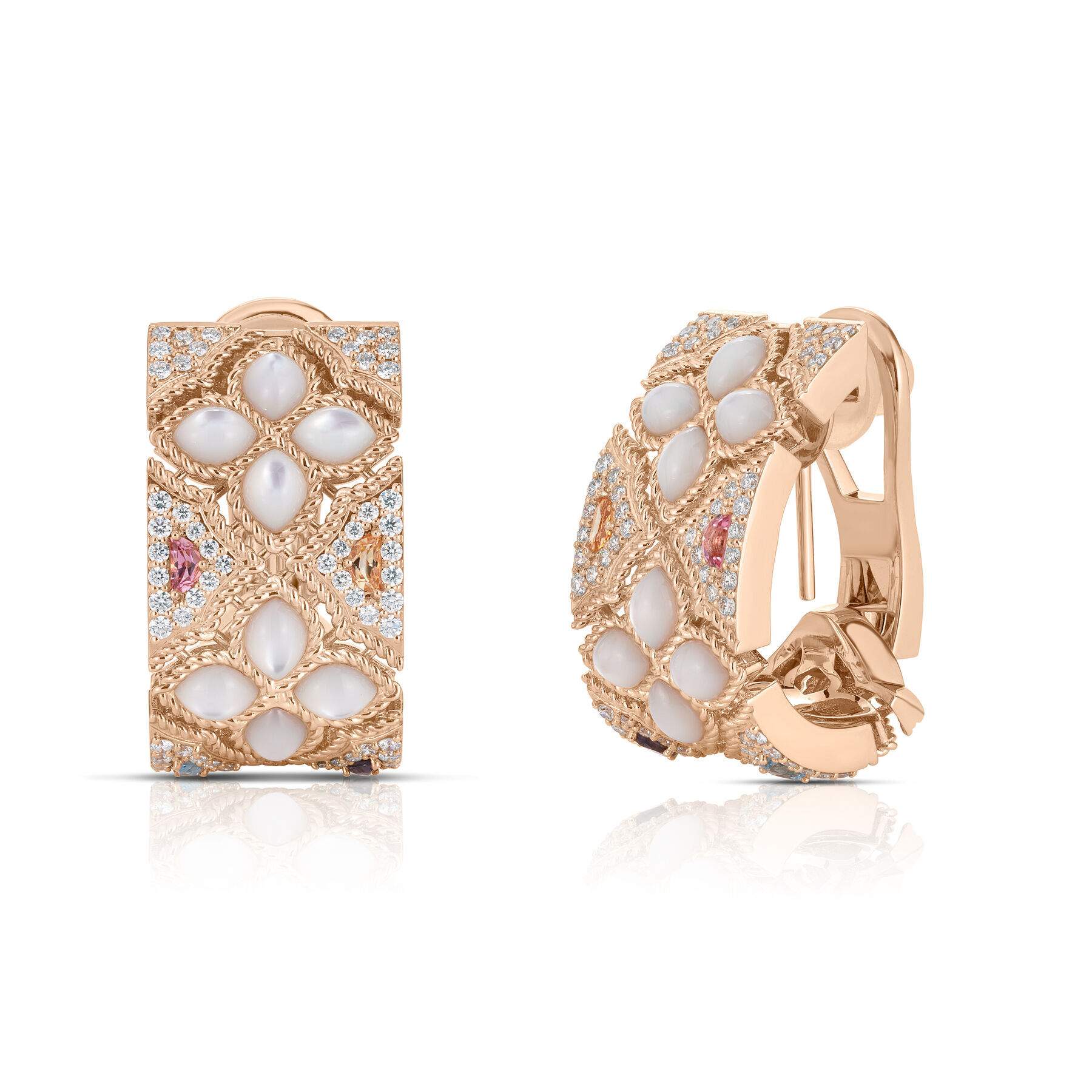 Roberto Coin Venetian Princess Carnival Flower Stud Earrings Provident Jewelery