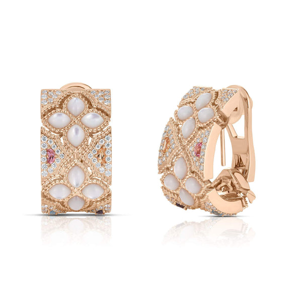 Roberto Coin Venetian Princess Carnival Flower Stud Earrings