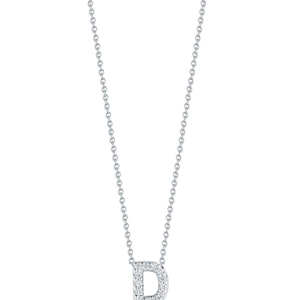 Roberto Coin Tiny Treasure Love Letter "D" Pendant Necklace