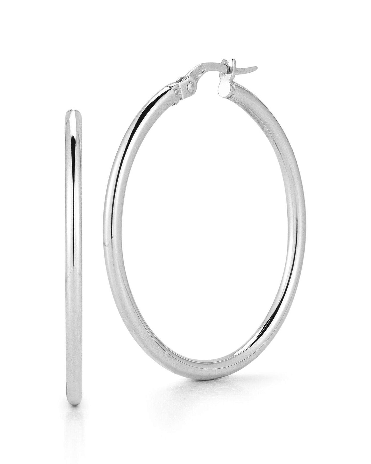 Roberto Coin Perfect Medium Hoop Earrings