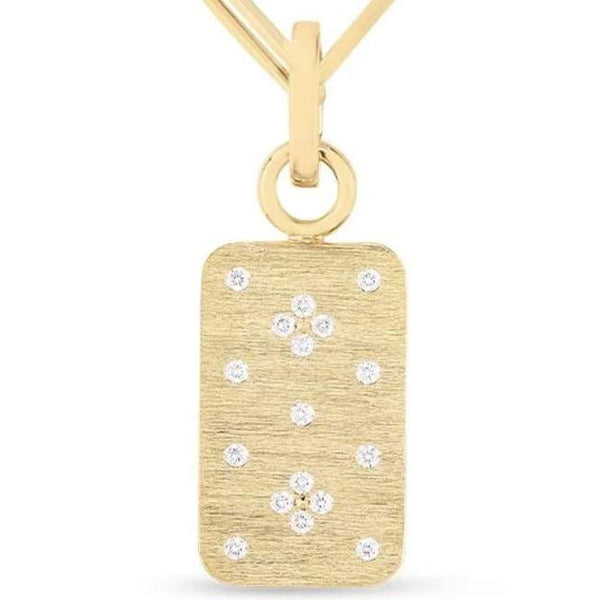 Roberto Coin Venetian Princess Dog Tag Medallion Pendant