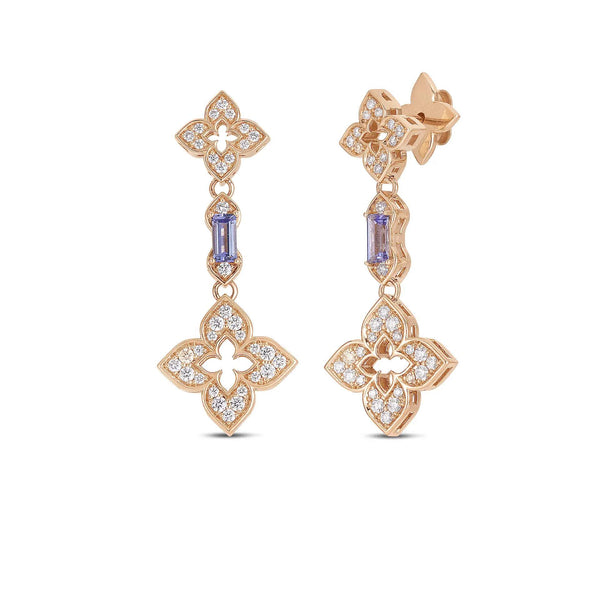 Roberto Coin Venetian Princess Carnival Flower Dangle Earrings