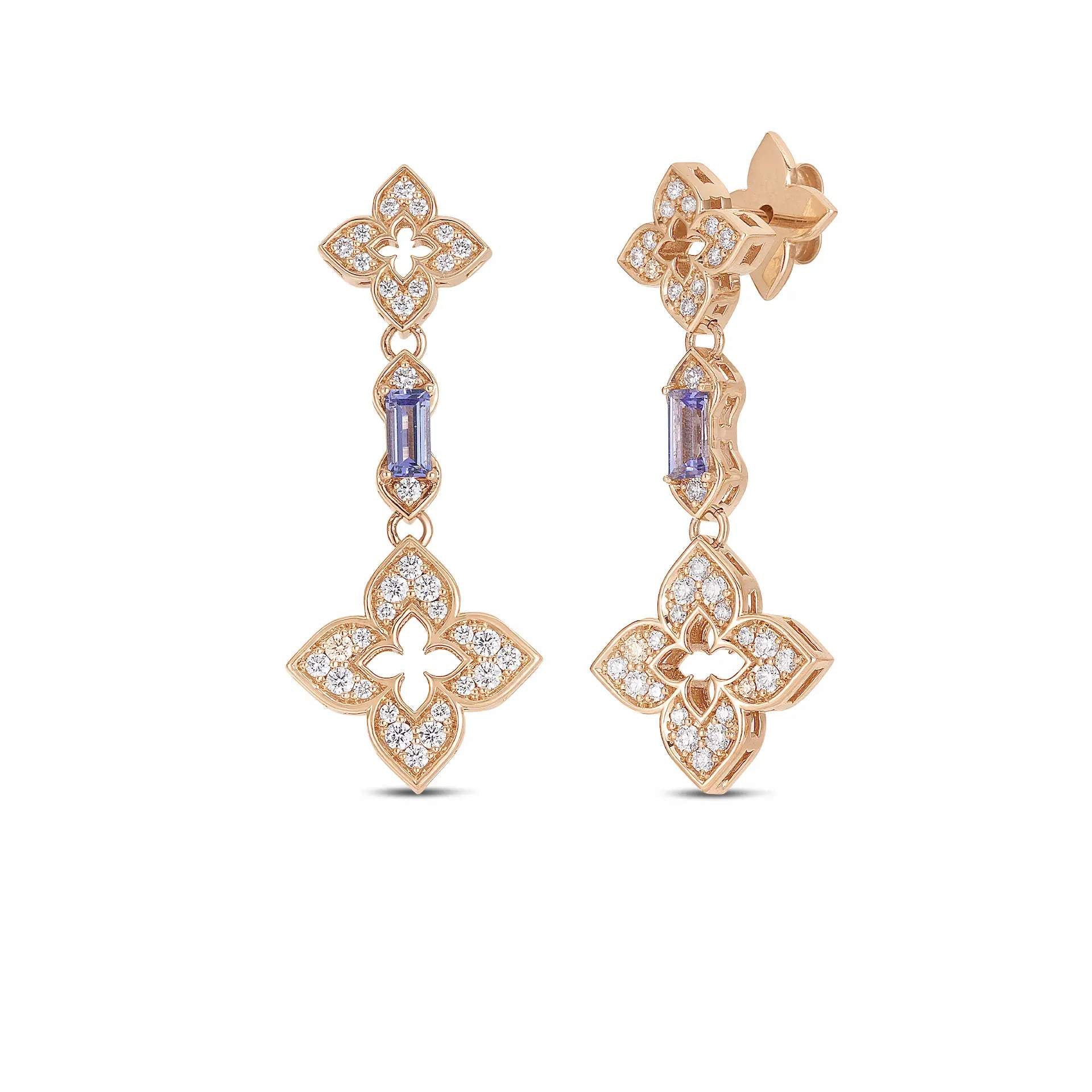 Roberto Coin Venetian Princess Carnival Flower Dangle Earrings