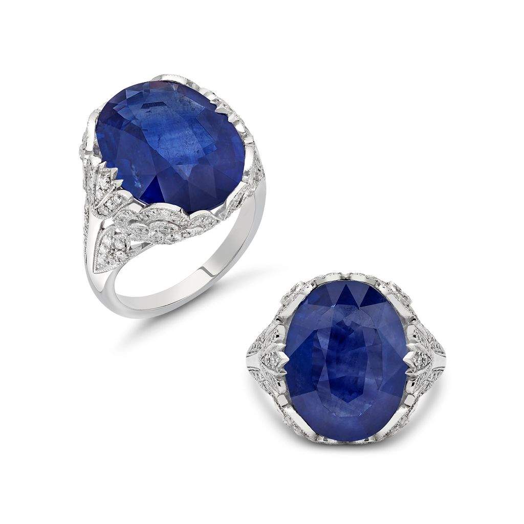 Sapphire And Diamond Ring Provident Jewelery