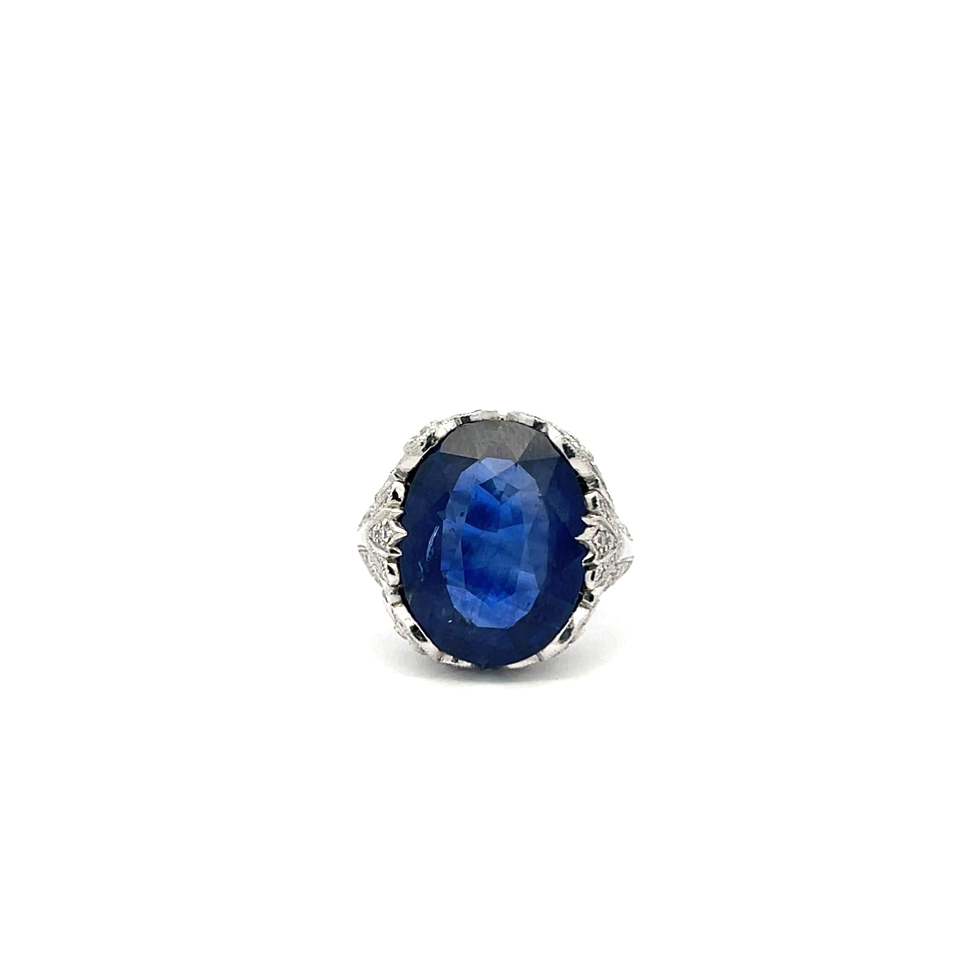 Sapphire And Diamond Ring Provident Jewelery