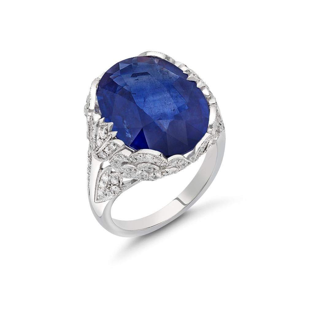 Sapphire And Diamond Ring Provident Jewelery