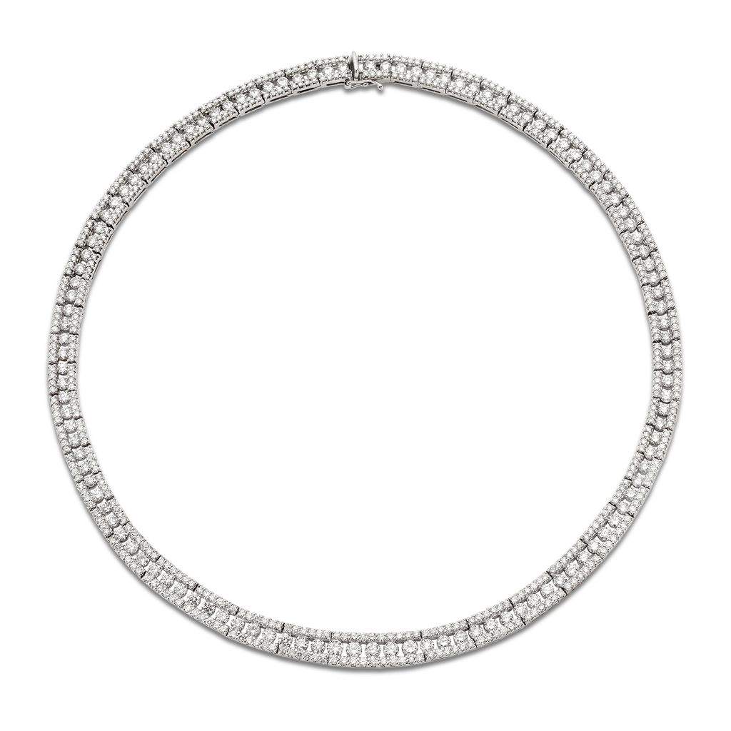 Diamond Choker Tennis Necklace