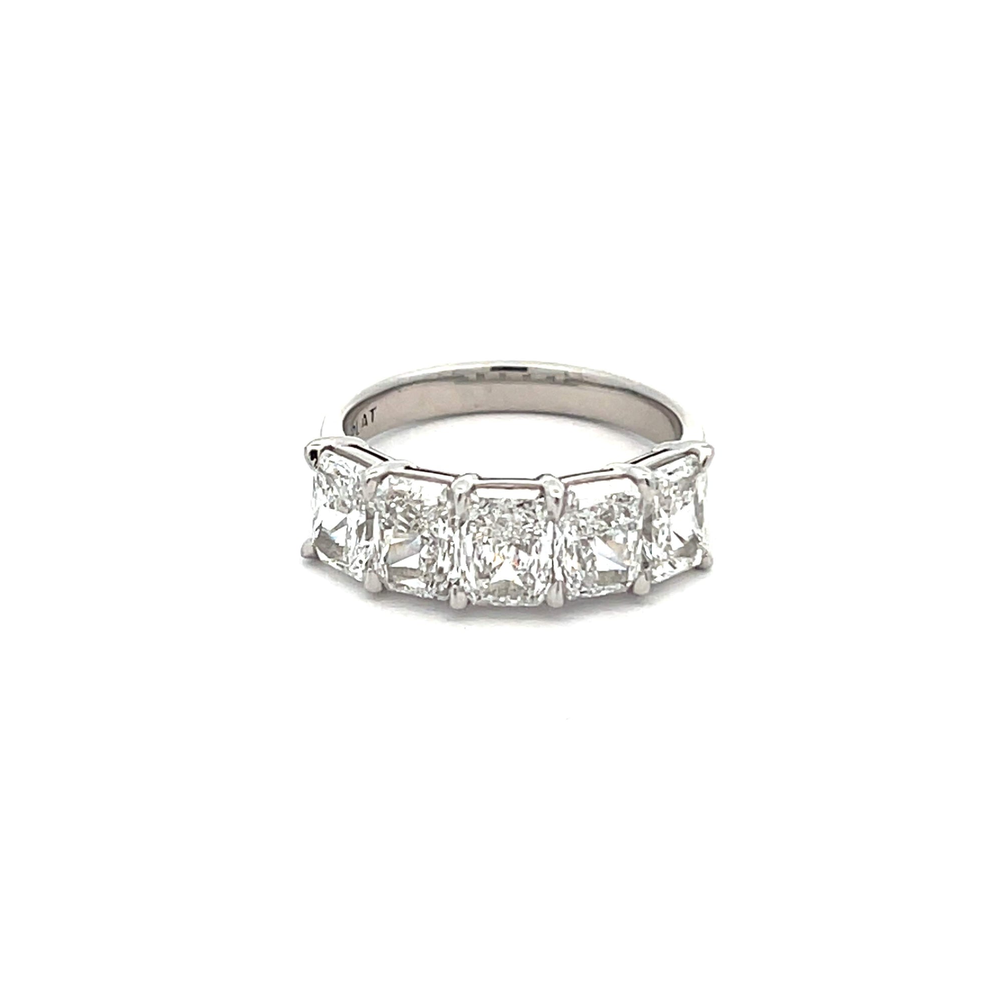 Diamond Half-Way Wedding Band Provident Jewelery