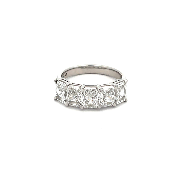 Diamond Half-Way Wedding Band Provident Jewelery
