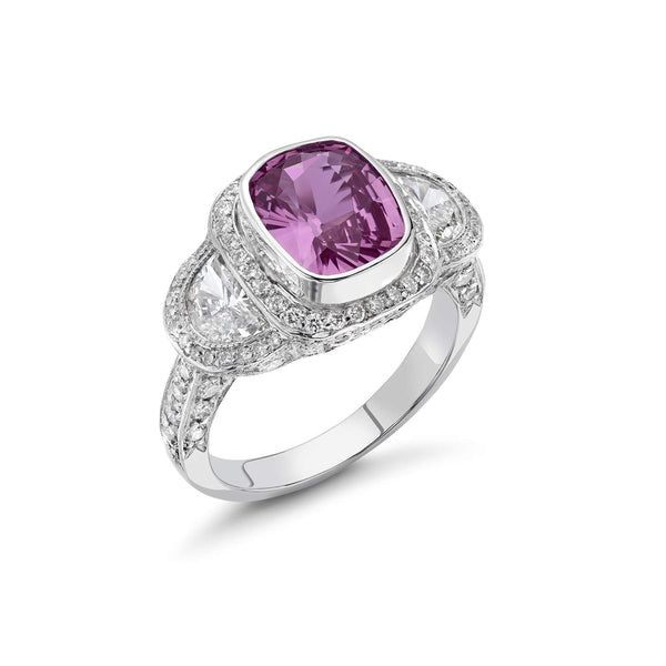JB Star Sapphire & Diamond Ring
