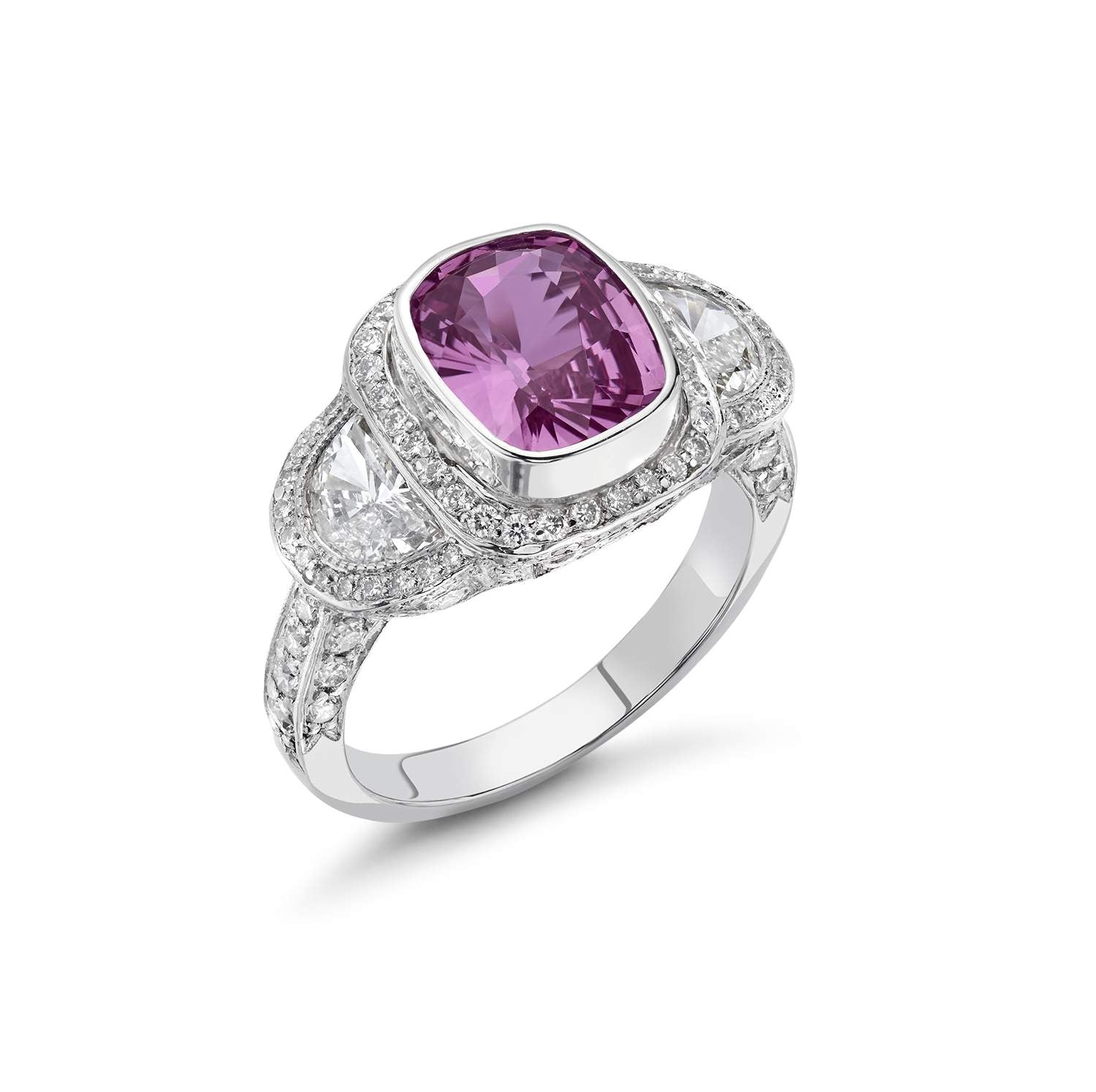 JB Star Sapphire & Diamond Ring
