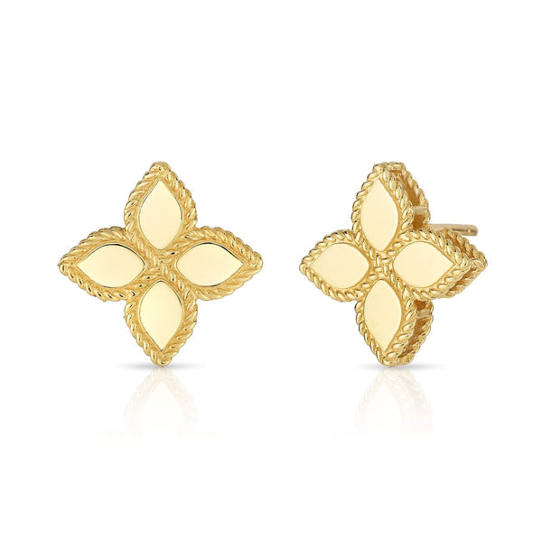 Roberto Coin Princess Flower Medium Stud Earrings