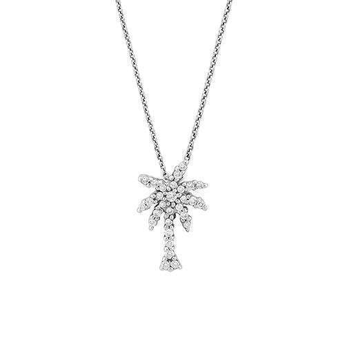 Roberto Coin Tiny Treasures Small Palm Tree Pendant Necklace