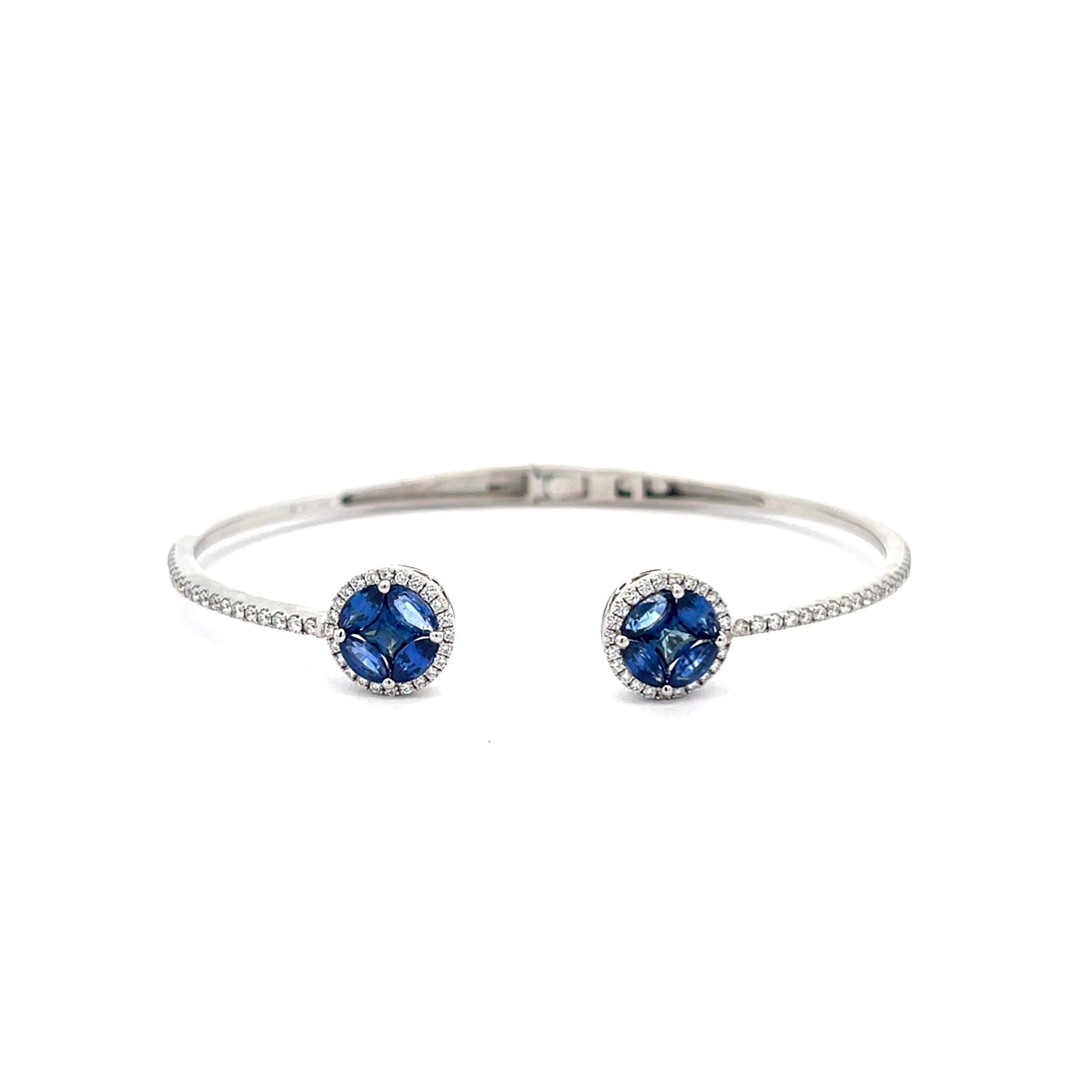 Sapphire & Diamond Bangle