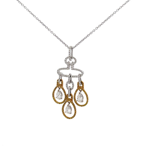 Yellow Diamond Necklace