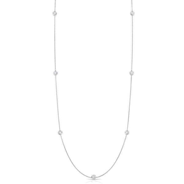 Roberto Coin By The Inch, 7 Station, Necklace