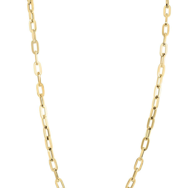 Roberto Coin Designer Heavy Oro Gauge Paperclip Necklace