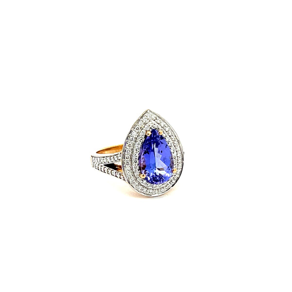 Tanzanite & Diamond Ring