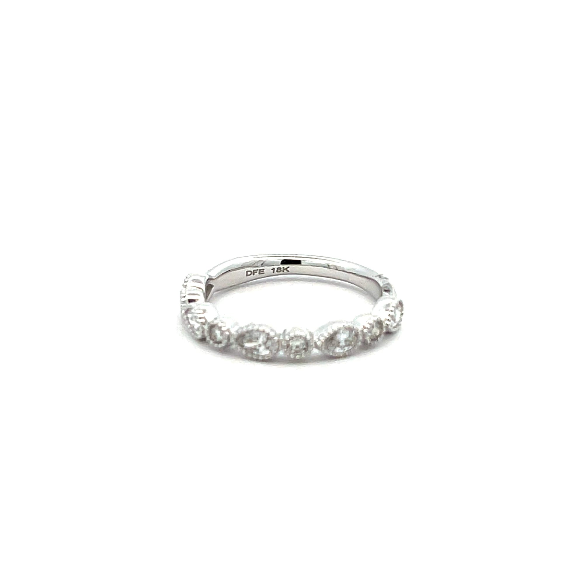 Bezel-Set Wedding Band