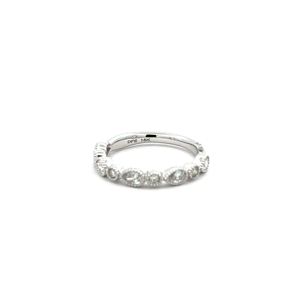 Bezel-Set Wedding Band
