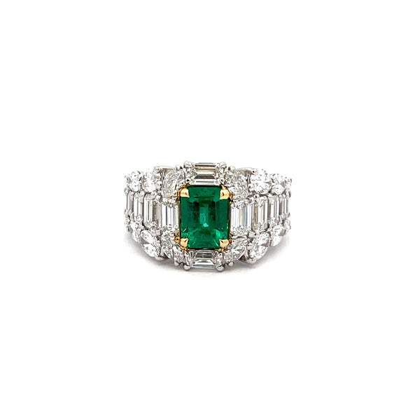 Emerald & Diamond Ring Provident Jewelery