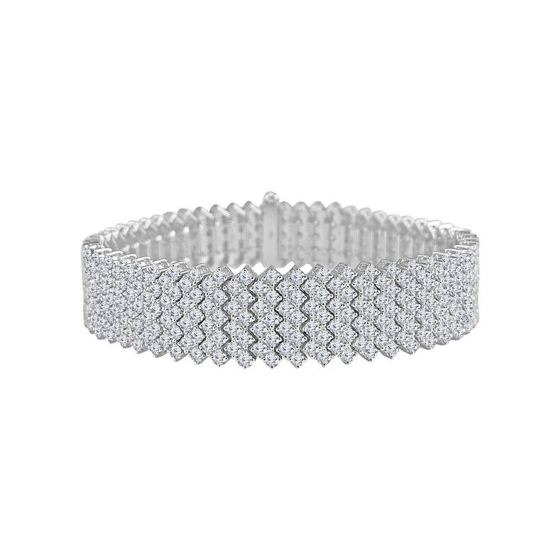 Diamond Wide Bracelet