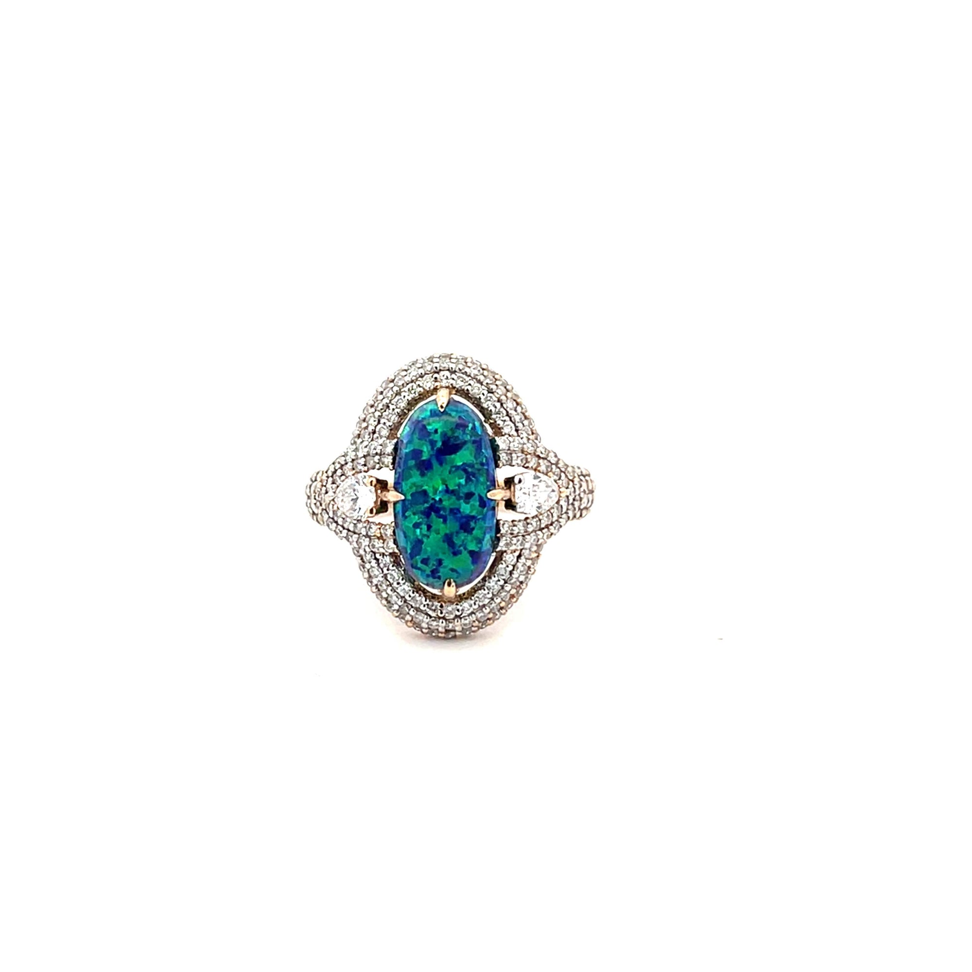 Opal And Diamond Ring Provident Jewelery