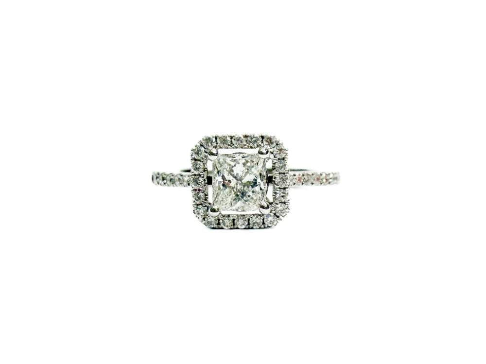 Halo Diamond Engagement Ring Provident Jewelery