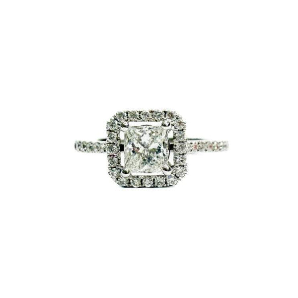 Halo Diamond Engagement Ring Provident Jewelery
