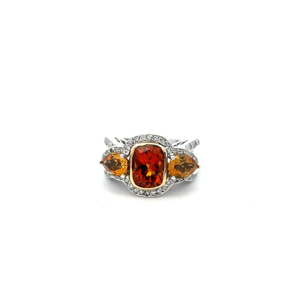 Garnet And Diamond Ring Provident Jewelery