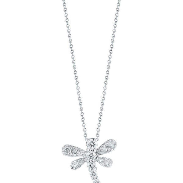 Roberto Coin Tiny Treasures Dragonfly Pendant Necklace