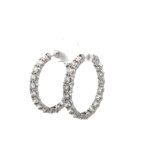 Diamond Hoop Earrings Provident Jewelery