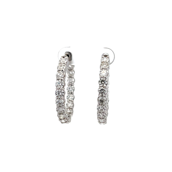 Diamond Hoop Earrings Provident Jewelery