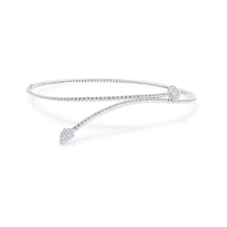 Flexible Diamond Choker Necklace