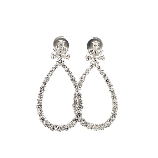 Pear-Shape Open Earrings Provident Jewelery