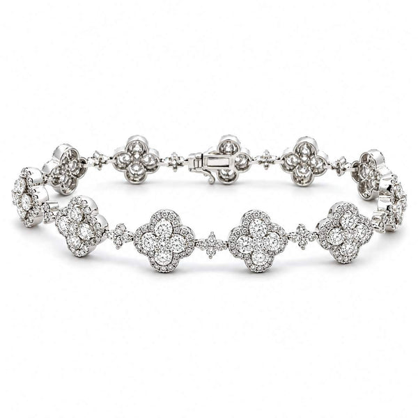 Diamond Clover Bracelet