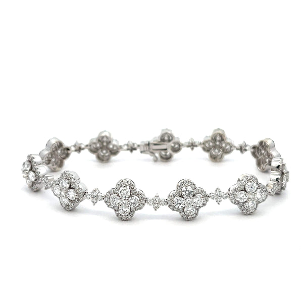 Diamond Clover Bracelet