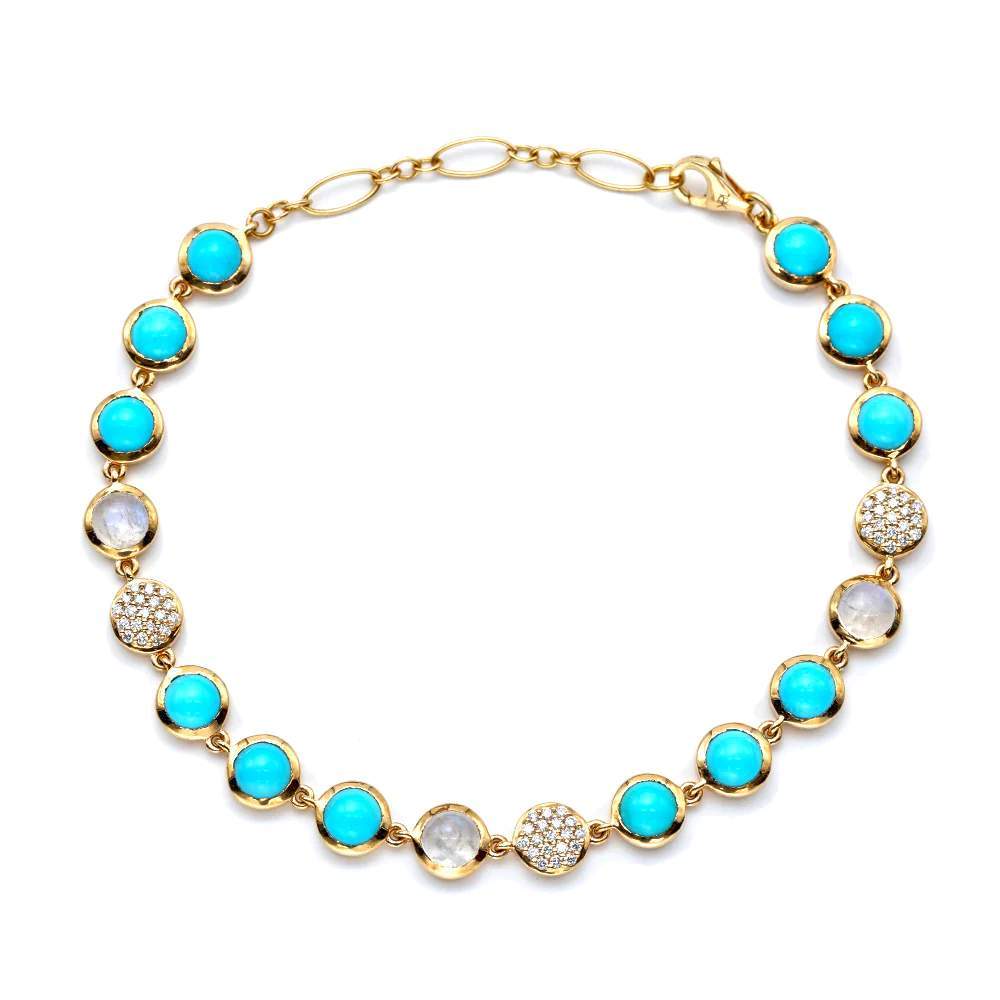 Mark Henry Bubble Turquoise Bracelet