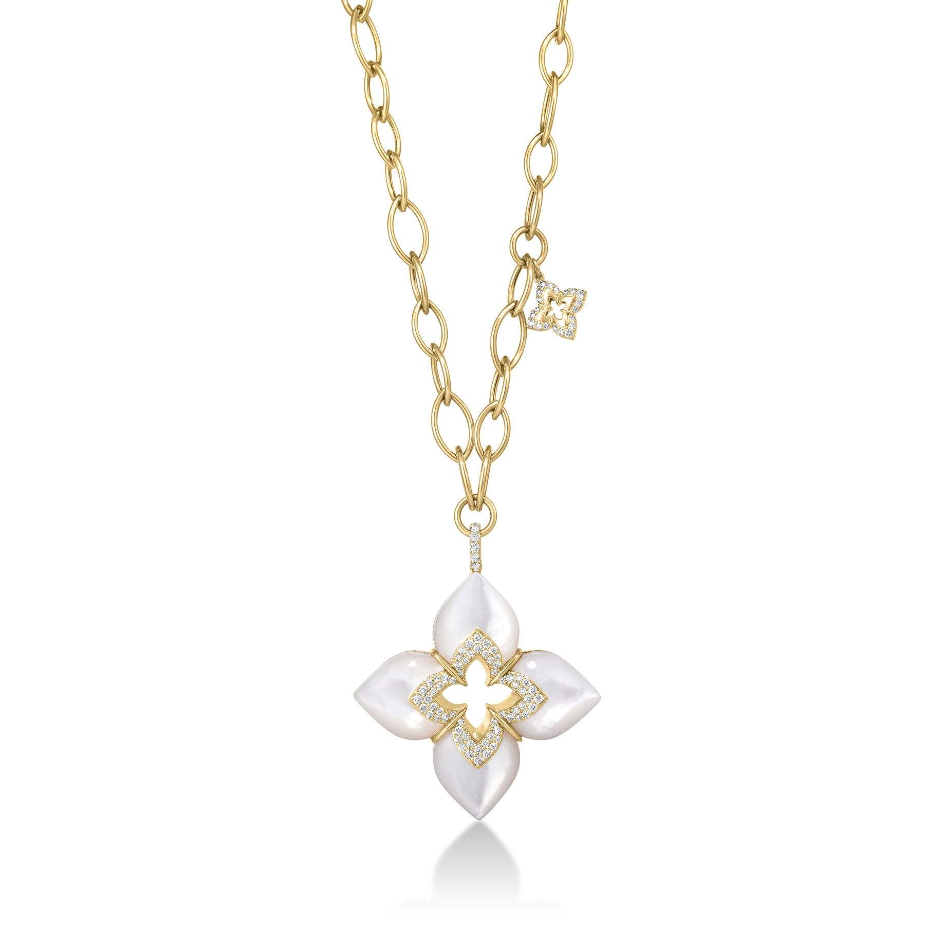 Roberto Coin Venetian Princess Flower Necklace