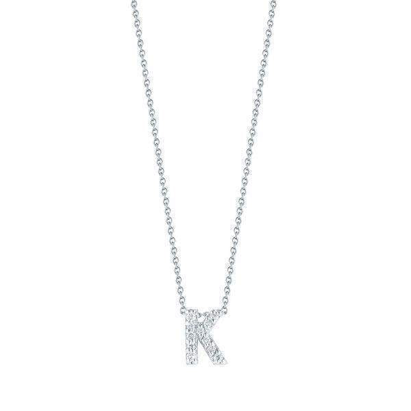 Roberto Coin Tiny Treasure Love Letter "K" Necklace