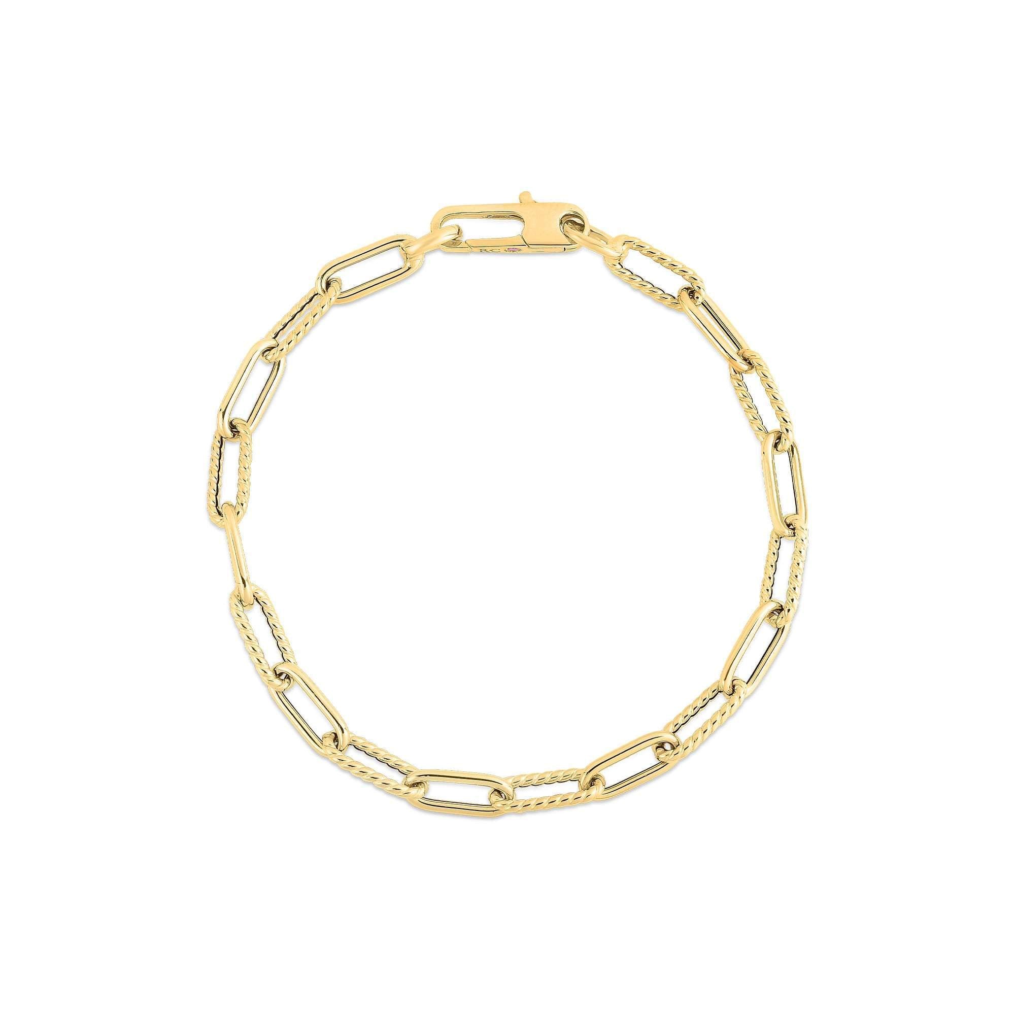 Roberto Coin Designer Paperclip Link Bracelet