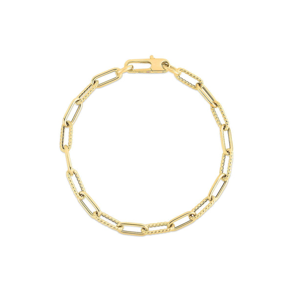 Roberto Coin Designer Paperclip Link Bracelet