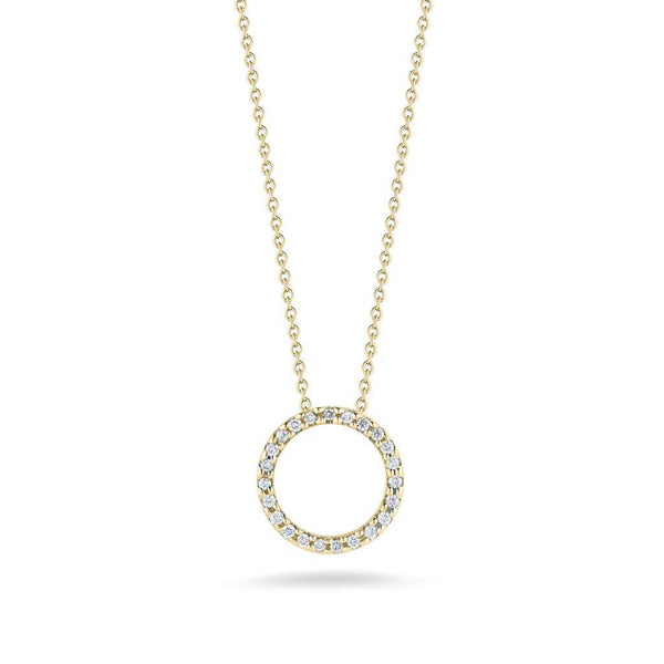 Roberto Coin Tiny Treasure Small Circle Pendant Necklace