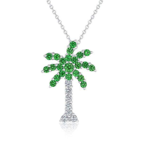 Roberto Coin Tiny Treasure Palm Tree Pendant Necklace