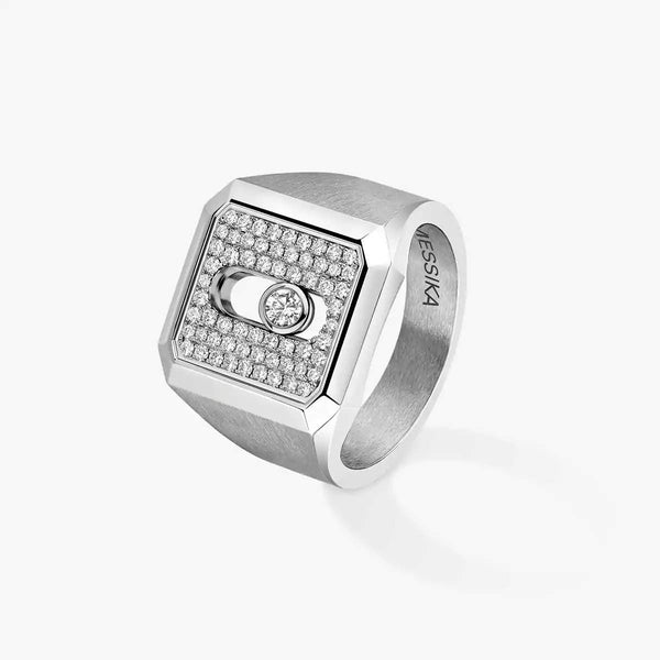 Messika Move Natural Pave Signet Ring