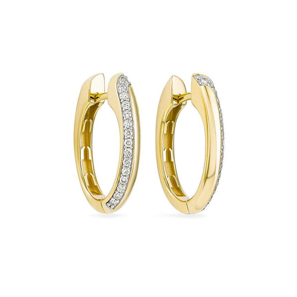 Miseno Arco Small Diamond Hoop Earrings