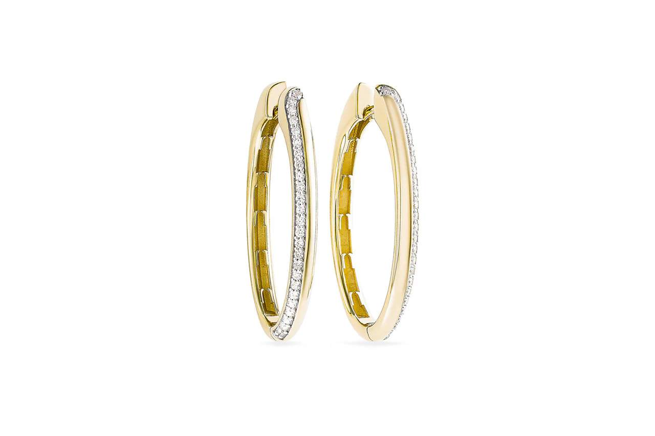 Miseno Arco Diamond Hoop Earrings