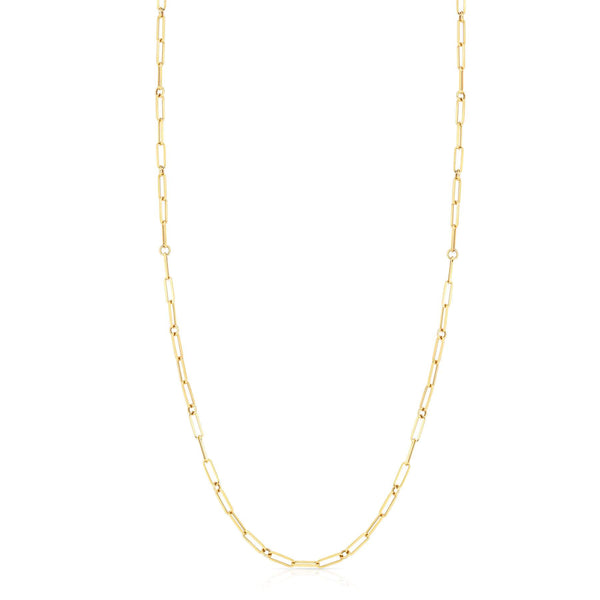Roberto Coin Designer Paperclip & Round Link Necklace