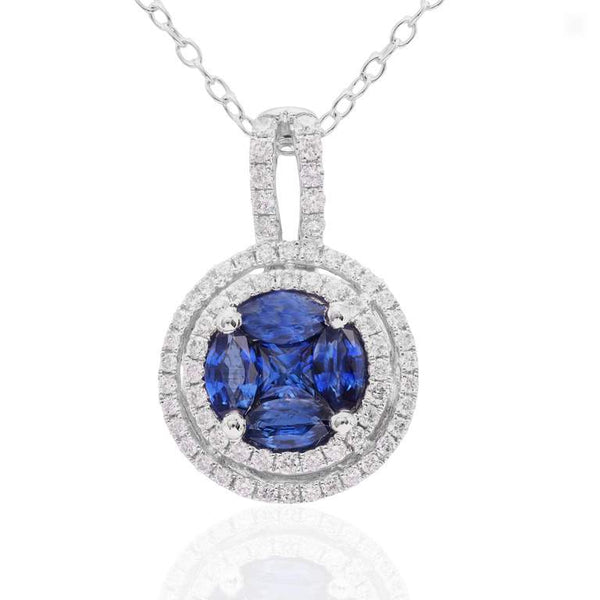 Sapphire Pendant Necklace