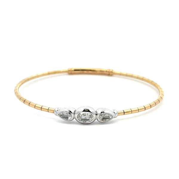 Christopher Designs Bezel-Set Bangle Provident Jewelery